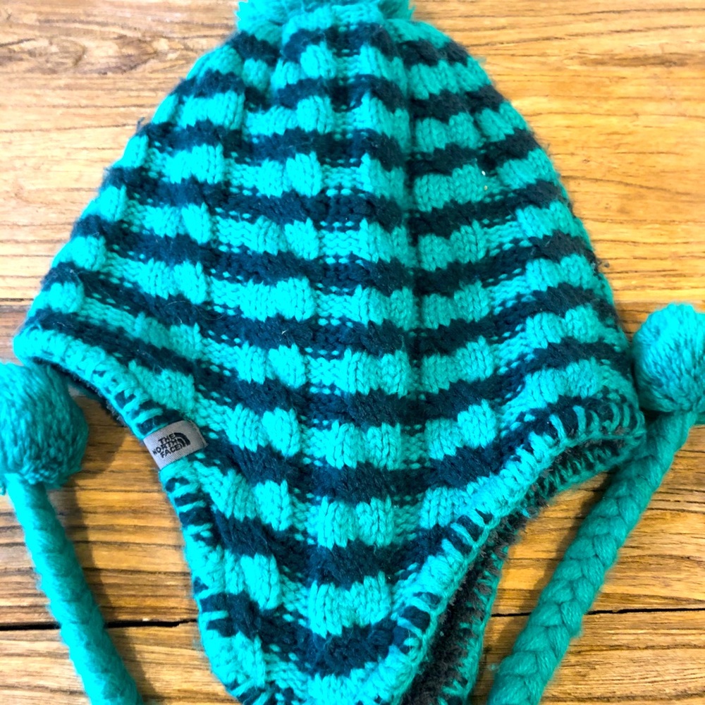 The North Face Ear Flap Pom Pom Hat